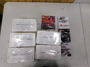 NASCAR Lot including Limited Edition Dale Earnhardt Holiday ornaments Mostly Sealed, Winner's Circle