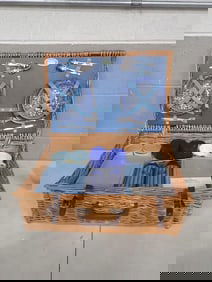 Brexton Collection Brooks Brothers Picnic Set with Basket