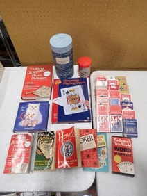 Playing Cards, Game Books, Vintage Puzzle, Cat Book, Etc