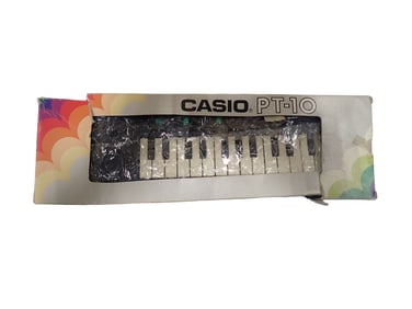 Vintage Casio PT-10 Keyboard 1980s Works in Original Package