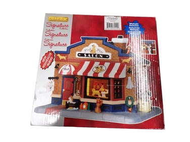 Lemax Posh Pets Salon Signature Collection Christmas Village Building