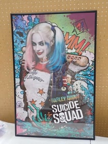 Framed Harley Quinn Suicide Squad Poster - Measures roughly 22x34"