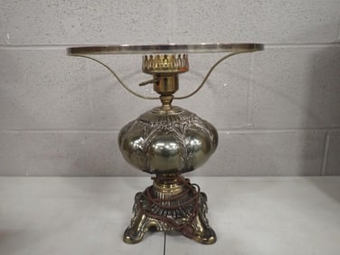 Vintage Brass and Metal Lamp