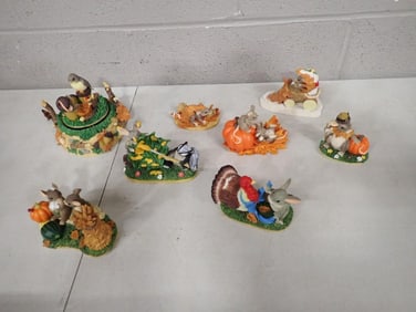 Lot of Charming Tales Figurines including Fall / Halloween / Thanksgiving