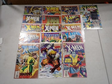 Comic Books including X-Men and Various versions of X-Men