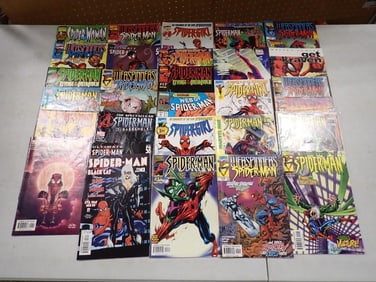 Comic Book Lot including Spider Woman, Spider-Man, Spider-Girl, Webspinners, etc