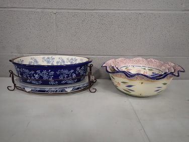Temptations by Tara bakeware - set of nestable bowls and a Casserole