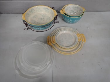 Temptations by Tara Casserole and mixing bowls