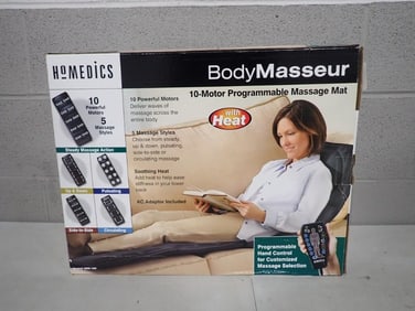 Homeics 10 Motor Programmable Massage Matt Body Masseur