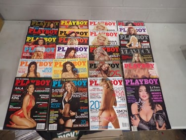 Lot of 23 Playboy Magazines