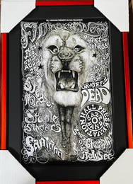 Newly Framed Grateful Dead Preservation hall Concert Poster Repro 13.5"x19.5"