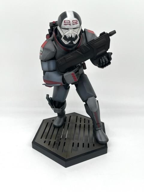 ARTFX Star Wars The Bad Batch Wrecker 1/7 Scale Kotobukiya Figure 10": ARTFX Star Wars The Bad Batch Wrecker 1/7 Scale Kotobukiya Figure 10". 2 Heads. Very nice. All pictures are considered part of the description and should be examined carefully by bidde