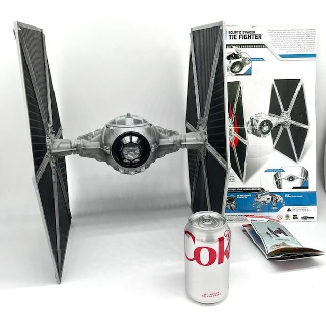 2008 Star Wars Ecliptic Evader Tie Fighter w/ Hobbie Klivian Hasbro with Paperwork (1 of 7)