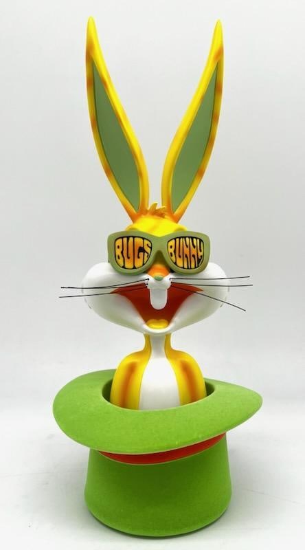 Soap Studio Looney Tunes Pop Art Magician Bugs Bunny Statue 12" Resin with Felt Covered Hat and Magn (1 of 6)