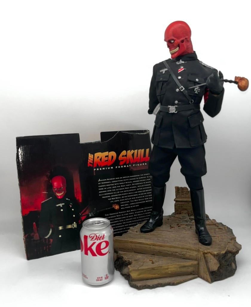 Sideshow Collectibles Red Skull Premium Format Statue Marvel 298/750 20" Tall with Partial Box (1 of 10)