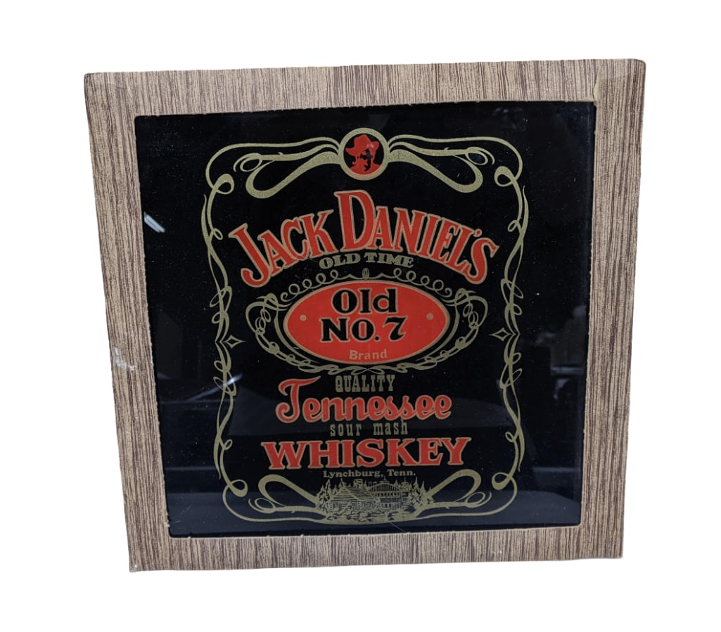 Vintage Carnival Prize Jack Daniels No 7 Mirror (1 of 3)
