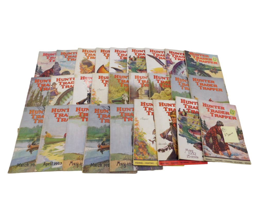 27 Issues Hunter Trader Trapper Magazines 1920s-30s (1 of 4)