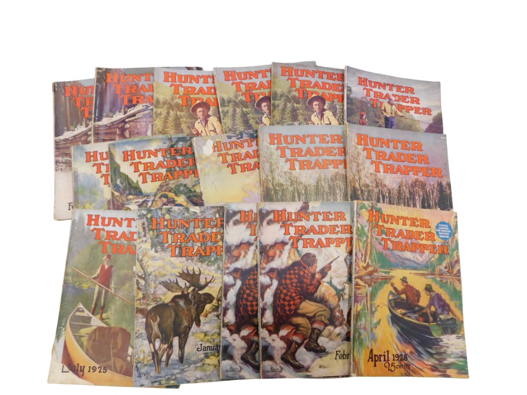 16 Issues Hunter Trader Trapper Magazines 1920s-30s (1 of 4)