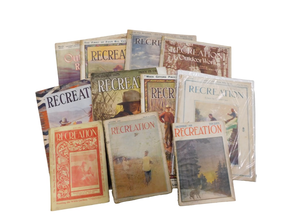 11 Issues of Recreation Magazine 1900-1910 Antique Ephemera (1 of 4)