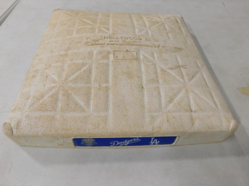 Dodger Stadium 2nd Base from 6-7-2008 against the Chicago Cubs With Hologram Sticker COA (1 of 7)