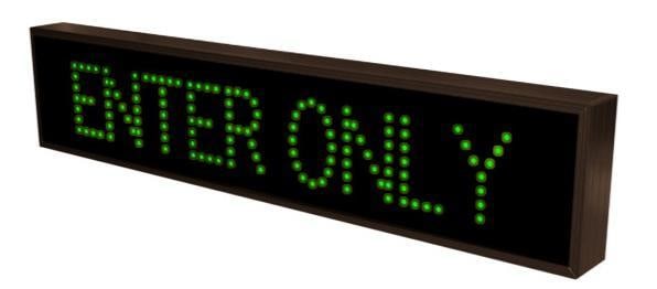 New in Package "Enter Only " LED Sign - roughly 34x7x2.5": New in Package "Enter Only " LED Sign - roughly 34x7x2.5" All pictures are considered part of the description and should be examined carefully by bidders. Live Auctioneers is now offering 