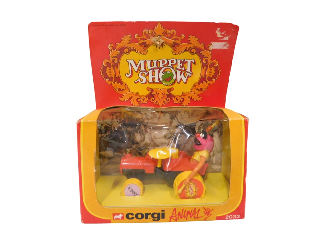 Vtg 1979 Corgi The Muppet Show Animal No 2033 Animal's Percussionmobile NOS New Old Stock (1 of 6)