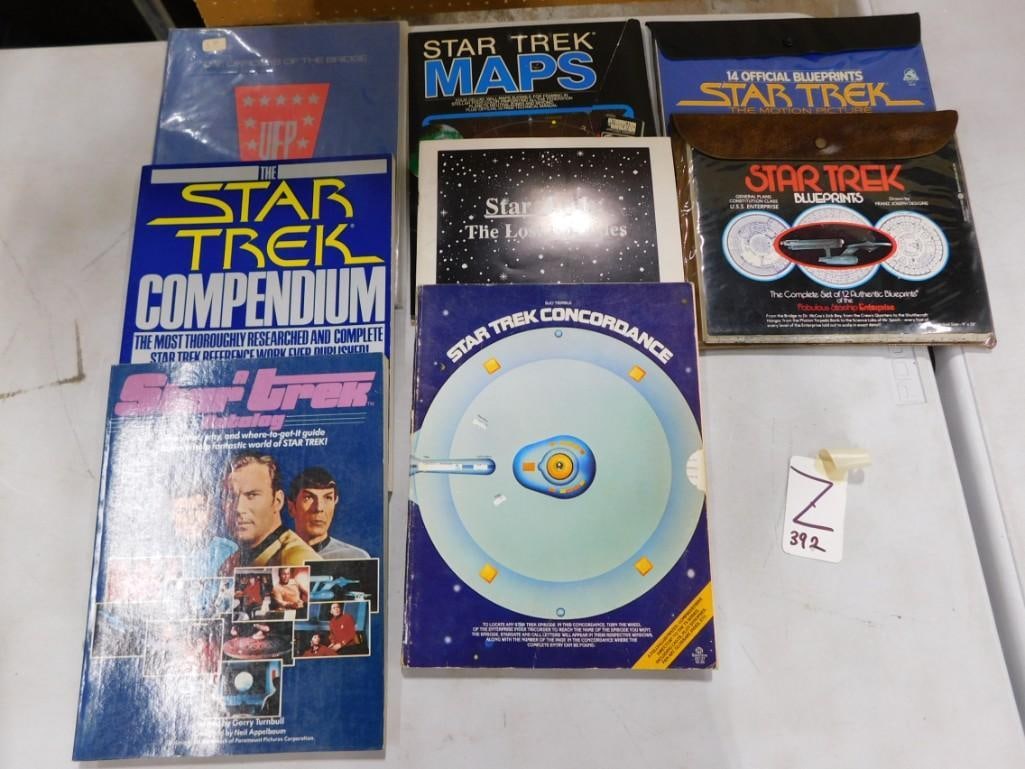 Star Trek Lot incl Books, Blueprints, Maps, Star Trek Compendium, Star Trek Concordance, Etc (1 of 4)