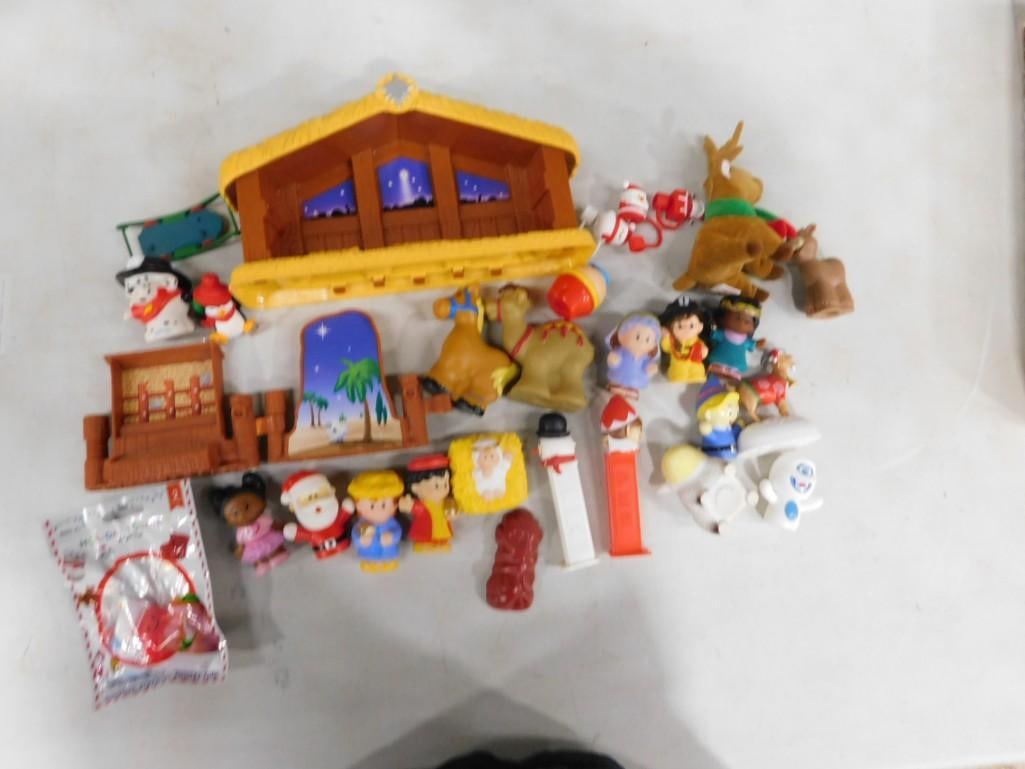 Fisher Price Little People Nativity Set, Pez Dispensers, other toys, etc. (1 of 4)