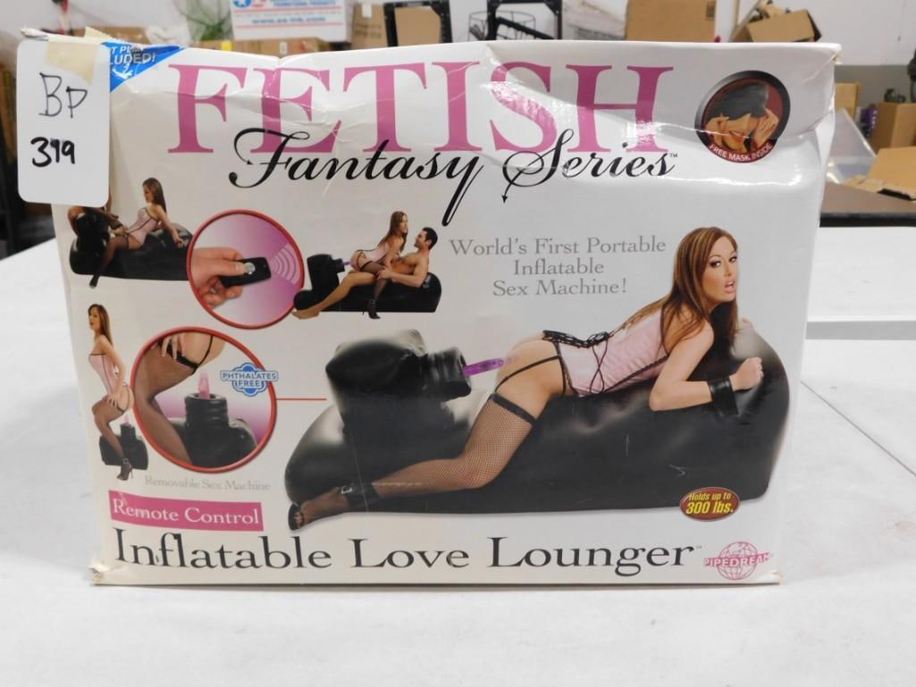 Fetish Fantasy Series Inflatable Portable Sex Machine - New in Damaged Box Remote Control Love Loung (1 of 2)