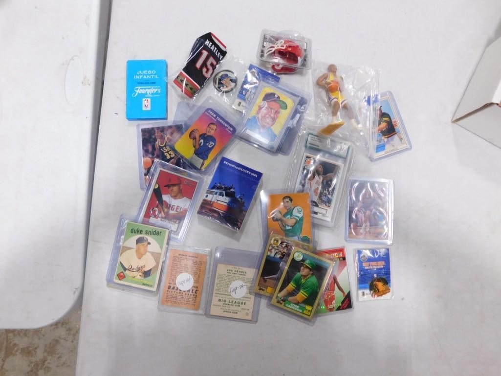 Lot of Sports Cards incl Graded Glen Rice and David Boston, etc (1 of 4)