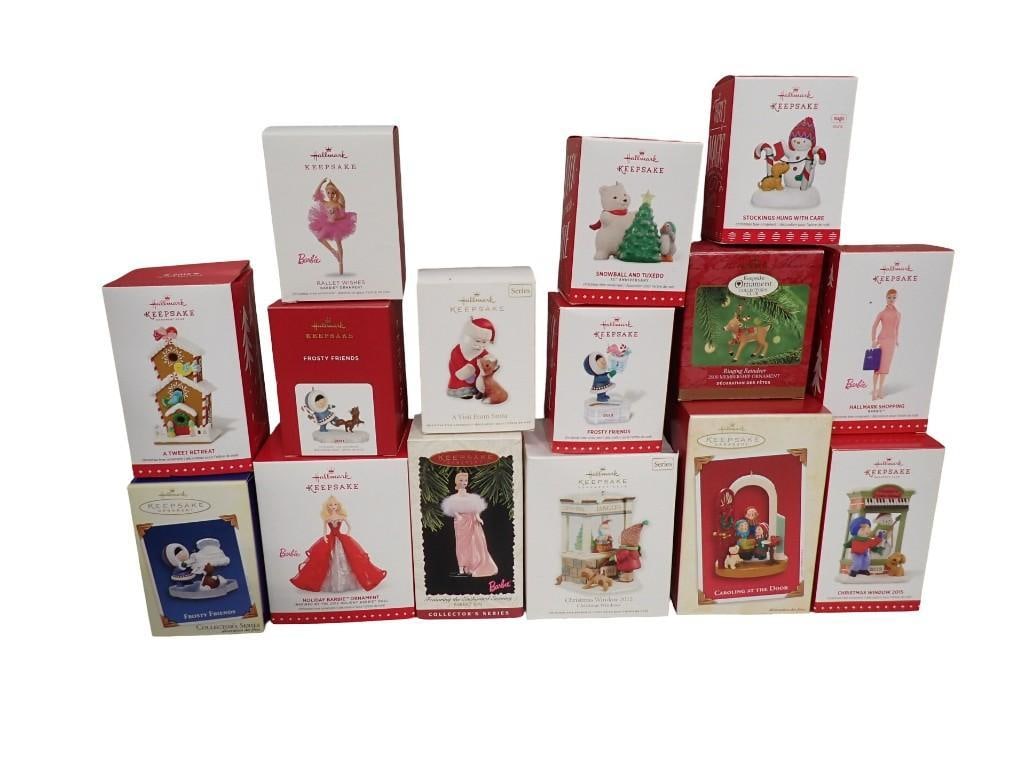 Hallmark Keepsake Ornaments incl Barbie, Ringing Reindeer, Frosty Friends, Christmas Window 2012 (1 of 6)