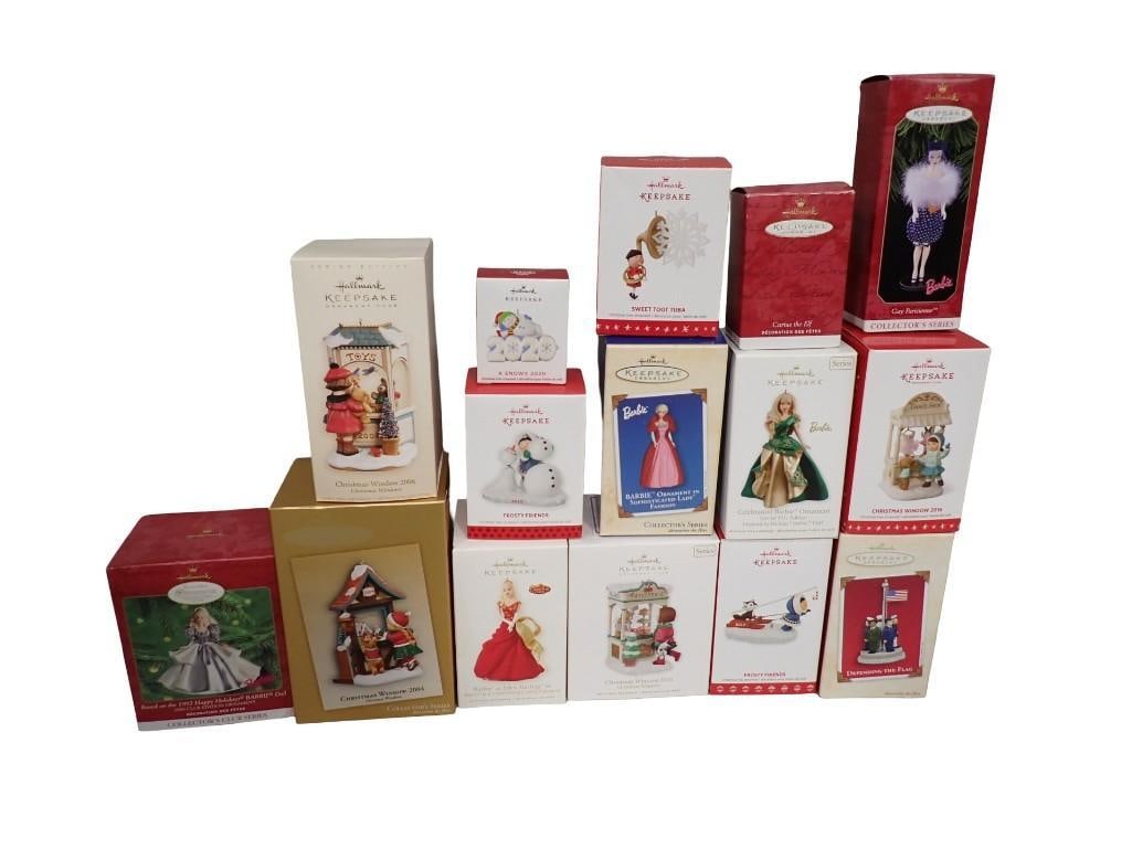 Hallmark Keepsake Ornaments incl Barbie, Christmas Window 2006, Frosty Friends, Sweet Toot Tuba, (1 of 5)