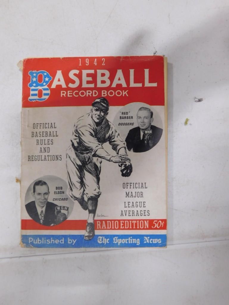 Vintage The Sporting News 1942 Baseball Record Book (1 of 3)