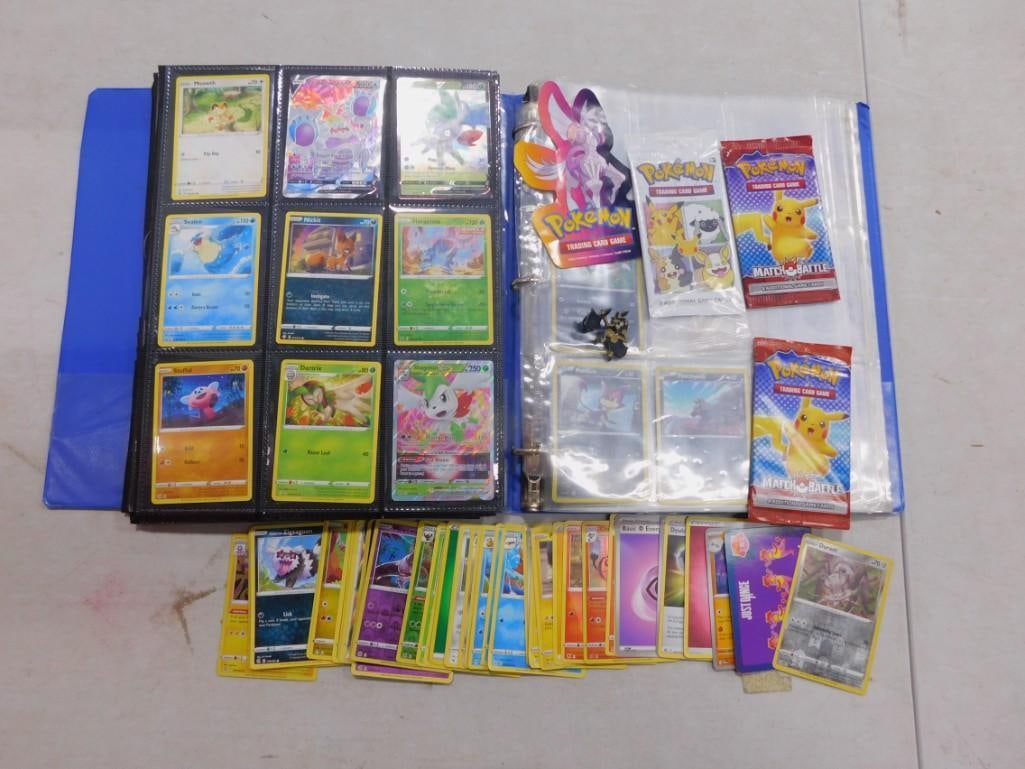 Binder Full of assorted Pokemon Cards, etc. (1 of 4)