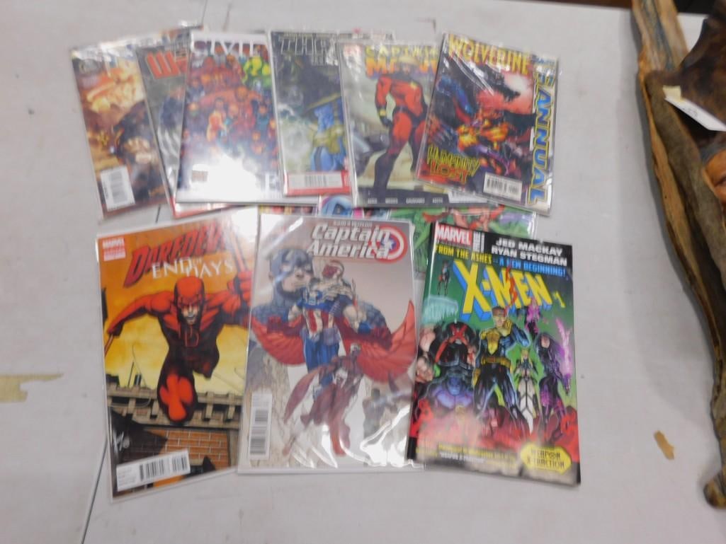 Comic Book Lot including Captain America, X-Men, Daredevil, Wolverine, etc (1 of 4)