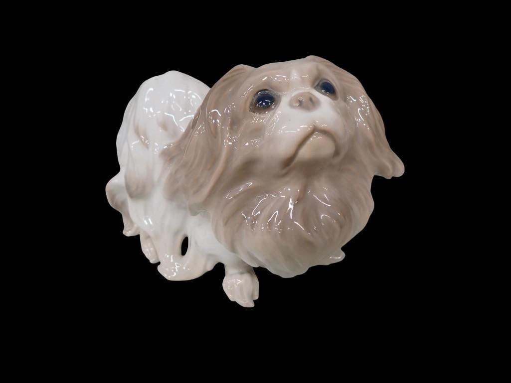 Bing & Grondahl Porcelain Dog Figurine B&G Pekingese #2014: Bing & Grondahl Porcelain Dog Figurine B&G Pekingese #2014 All pictures are considered part of the description and should be examined carefully by bidders. Live Auctioneers is now offering Liv