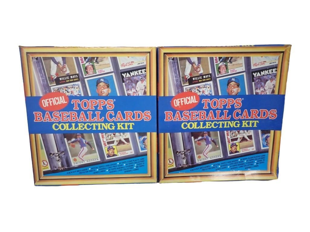 2 Official Topps Baseball Cards Collecting Kits New in Boxes (1 of 6)