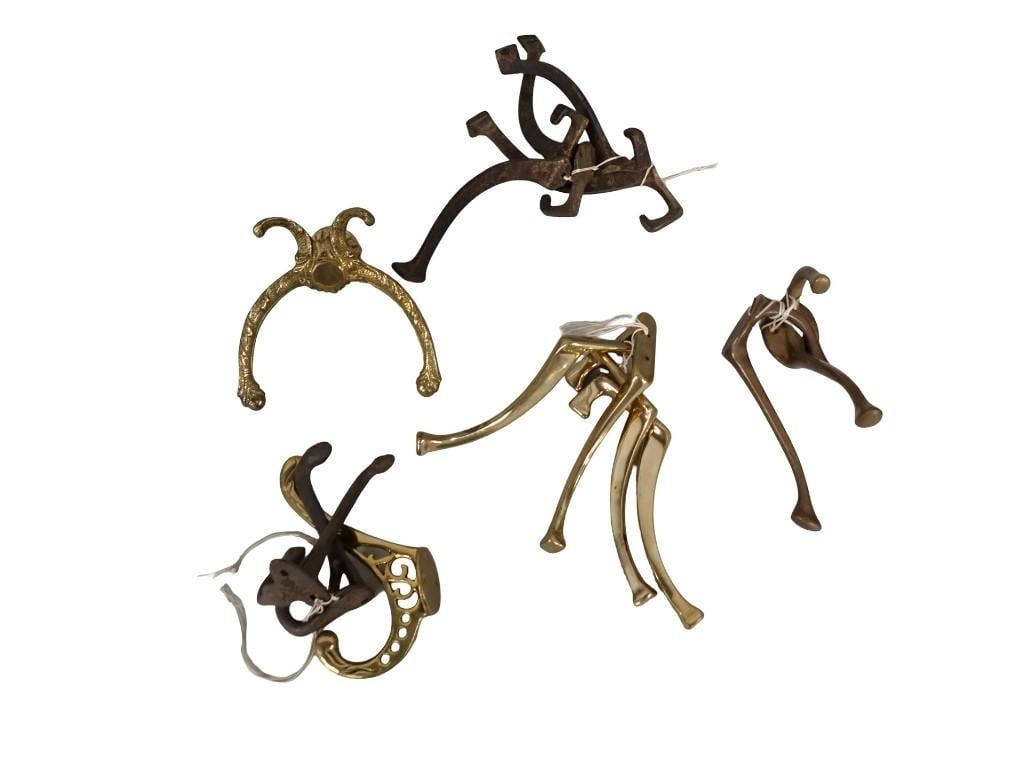 Asst Hall Tree and Other Hooks incl Some Original and Some Reproduction: Assorted Hall Tree and Other Hooks incl Some Original and Some Reproduction All pictures are considered part of the description and should be examined carefully by bidders. Live Auctioneers is now o
