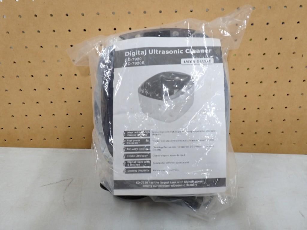 Barely Used Digital Ultrasonic Cleaner CD-7920 with Manual (1 of 5)