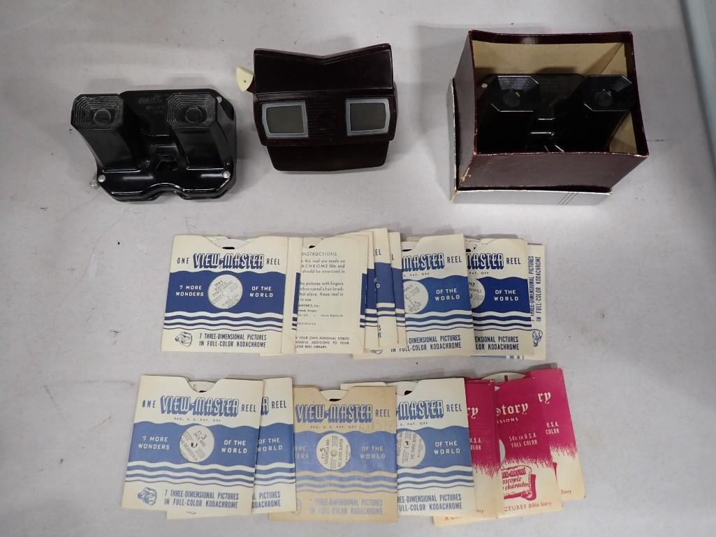 3 Vintage View Masters and Assorted View-Master Reels (1 of 9)