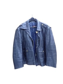 Vintage Chicago Police Department CPD Size 52 Leather Jacket - Reconditioned