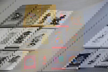 Lot of 12 Christmas Ornaments including Hallmark Keepsake