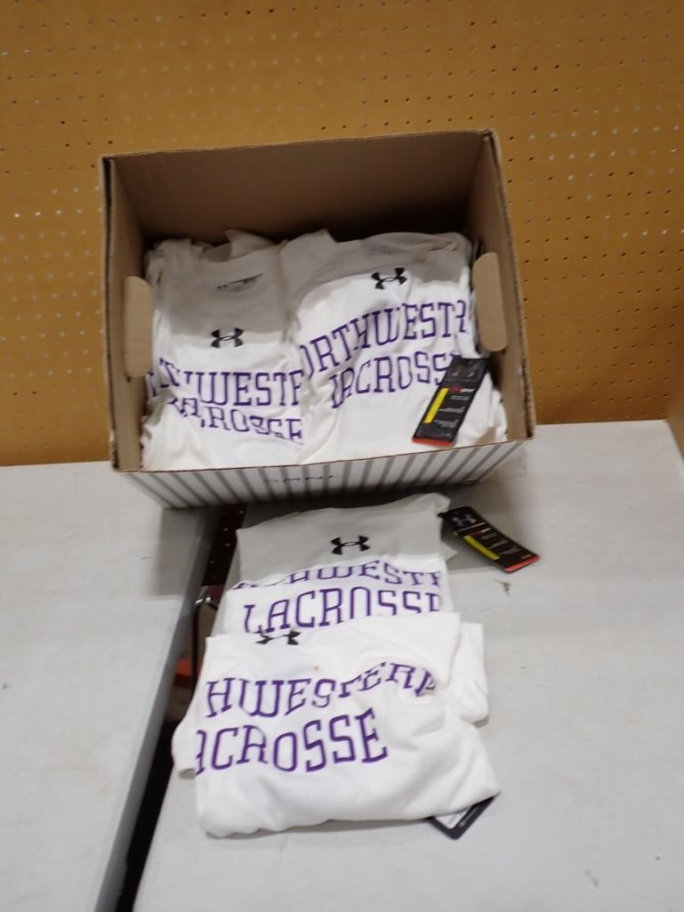Lot of 12 Size Small Under Armour Northwestern Lacrosse Shirts New with Tags (1 of 5)