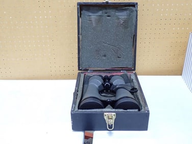 Pair of Vintage Swift 20x80 Satellite Binoculars with Case