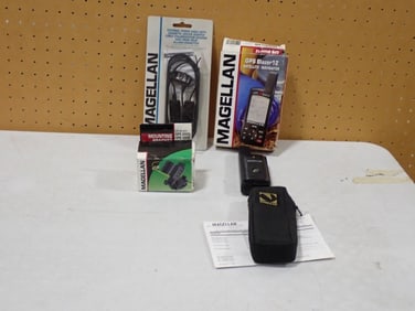 Magellan GPS Blazer 12 Satellite Navigator and Accessories