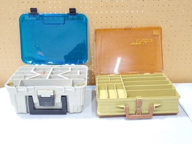 Two Plano Tackle Boxes, assorted Tackle, etc.