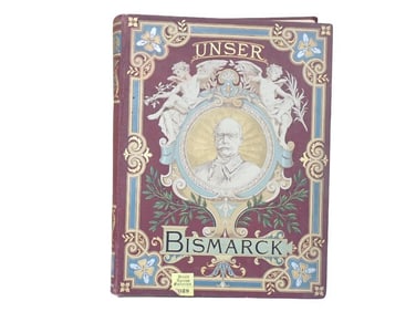 Antique German Book Unser Bismark