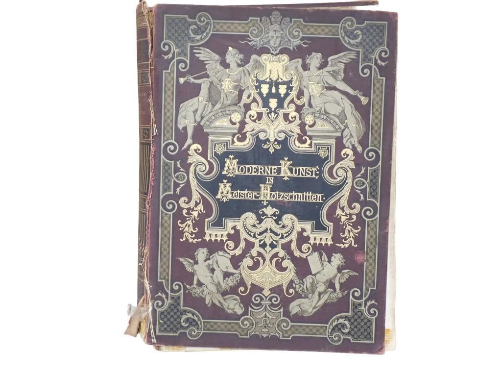 Antique German Art Book Moderne Kunst in Meister-Holzschnitten (Modern Art in Master Woodcuts) (1 of 10)