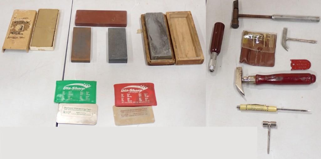 Lot of Sharpening Tools and Craft / Model Tools, etc. See all pictures: Lot of Sharpening Tools and Craft / Model Tools, etc. See all pictures All pictures are considered part of the description and should be examined carefully by bidders. Live Auctioneers is now offering
