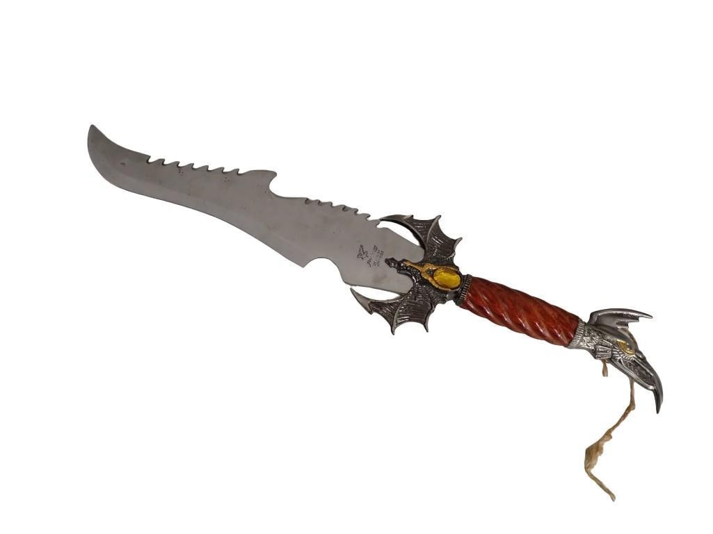 Fantasy Knife Frost Cutlery Designed by Jim Frost Surgical Steel: Fantasy Knife Frost Cutlery Designed by Jim Frost Surgical Steel All pictures are considered part of the description and should be examined carefully by bidders. Live Auctioneers is now offering Live 